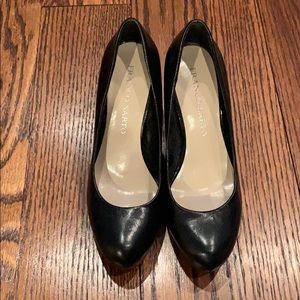 Black Franco Sarto comfortable platform heels 4”